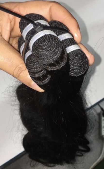 Cabelo humano ondulado 50cm