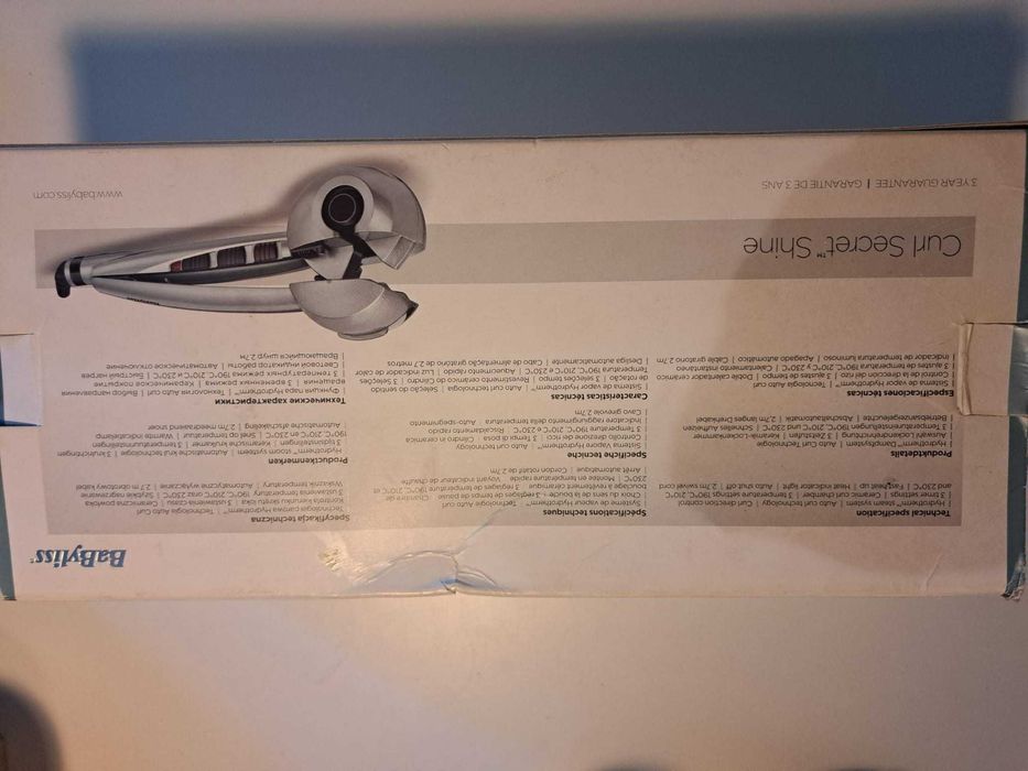 BABYLISS C1800E (190-230ºC - 3 Níveis de temperatura)