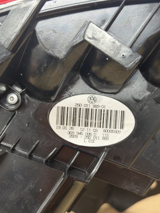 Lampa lewy tyl VW Passat B8 kombi, Europa