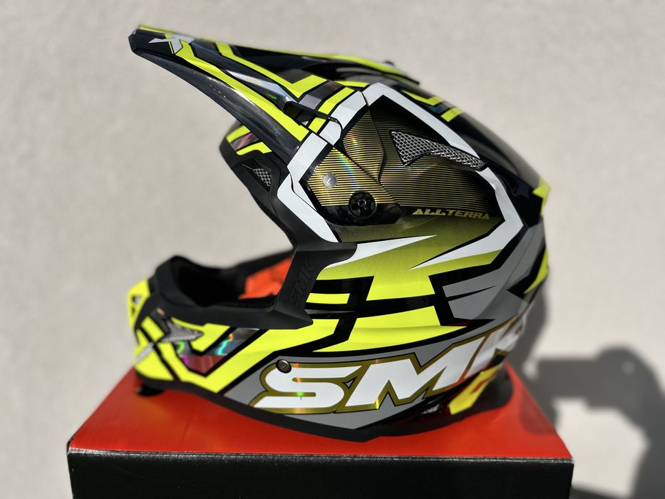 Kask motocyklowy cross HULAJNOGA quad SMK ALLTERRA rozmiar S 55cm