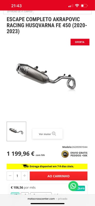 Akrapovic Completo Husqvarna