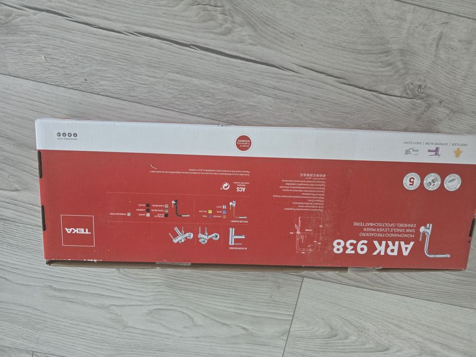 Bateria kuchenna Teka ARK 938 TG Carbon srebna