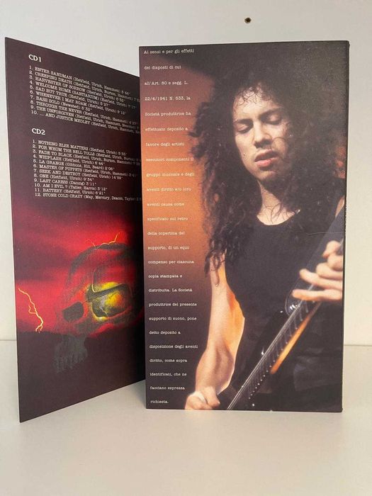 Metallica – Live at Wembley Arena 92 • Ed. Italiana Rara 2xCD Long Box