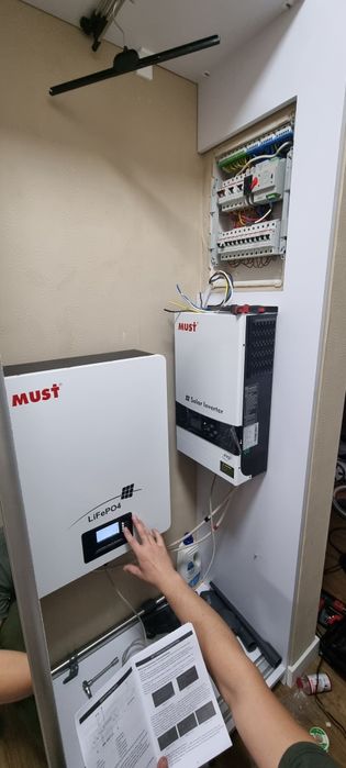 Установка, подключение инвертора АВР