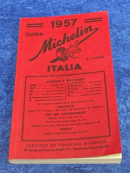 Guia Michelin 1957 Italia