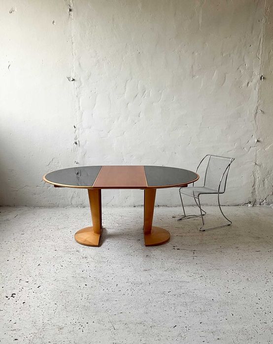 Stół rozkładany z granitowym blatem lata 70 80 vintage