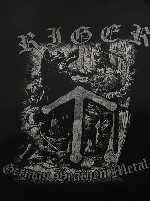 футболка riger black metal