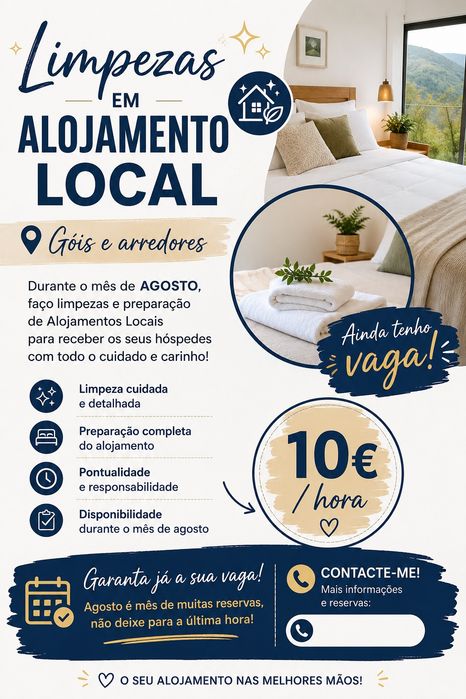 Limpezas em alojamentos