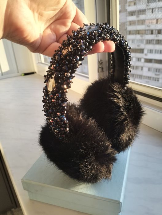 Хутряні зимові навушники