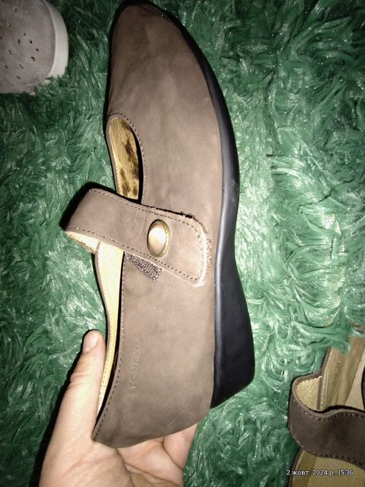 Шкіряні туфлі бренду Stonefly 38 розмір