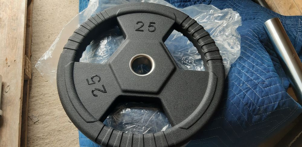 Obciazenia 25 20 15 kg olimpijskie fi 51mm ogumowane