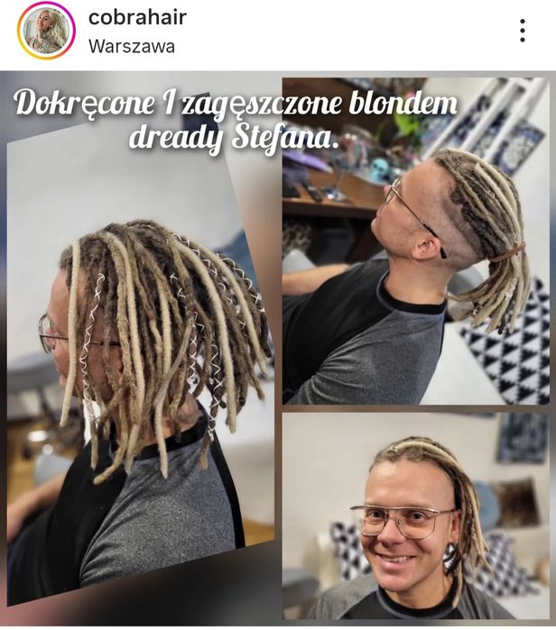 Dready Warszawa profesjonalnie dredloki, dredy full service.