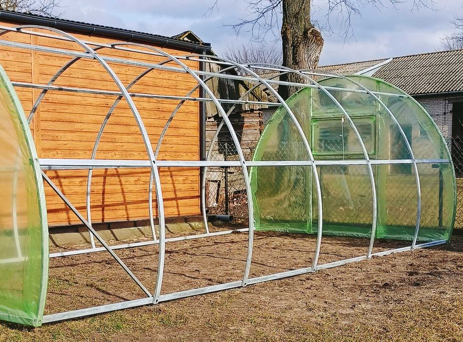 Mocna szklarnia tunel konstrukcja