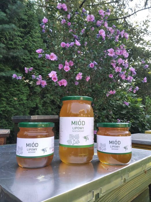 Miód Lipowy 1,1kg. Miód prosto od pszczelarza.