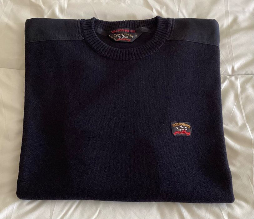 Camisola de malha azul Paul & Shark - Original