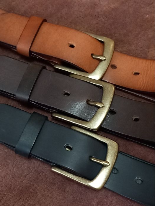 Шкіряний ремінь чоловічий Кожаный ремень мужской Пояс Пасок