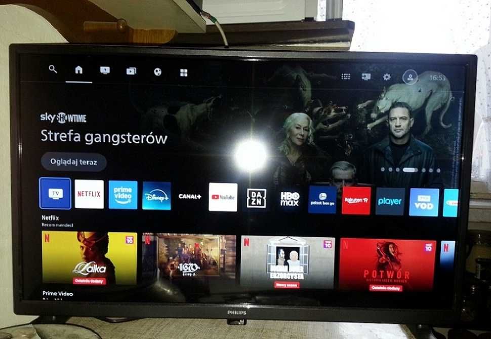 TV Smart 24-cale, obsługa HEVC, Wifi, Netflix, YouTube i inne