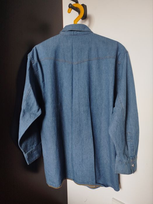 Luźna jeasowa koszula chłopięca/unisex 152cm