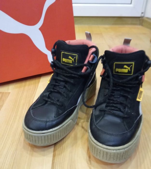 Продам женские кожаные демисезонные кроссовки сникерсы Puma  Karmen