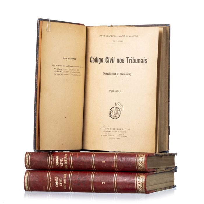 Livros - Pinto Loureiro; José e Almeida; Mário de - Código civil nos t