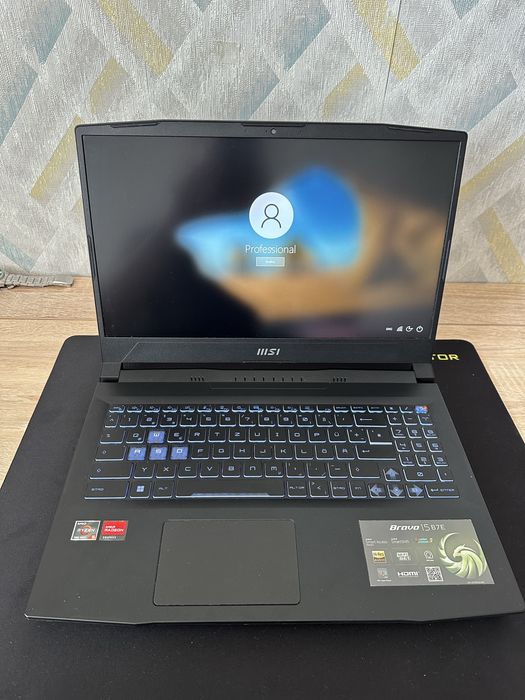 MSI Bravo 5 Ноутбук Ігровий Срочно Обмін