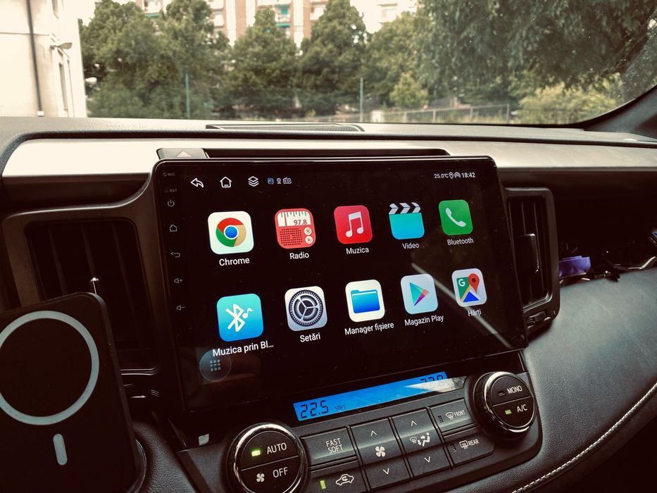 Rádio Android 10" Toyota Rav4 de 2012-19 CARPLAY WIFI GPS BT 2/32GB