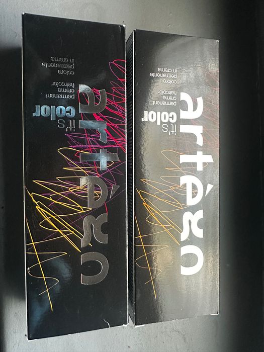 Zestaw nowych farb do włosów artego. 17 szt.