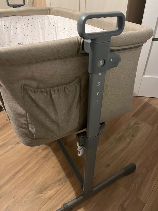 Łóżeczko dostawne kinderkraft neste up + materac + leżaczek KK