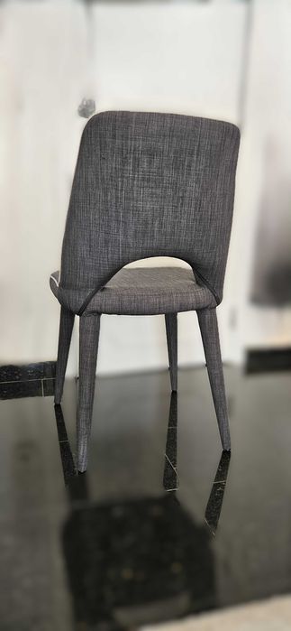 Conjunto 6 cadeiras em tecido almofadadas para mesas de jantar