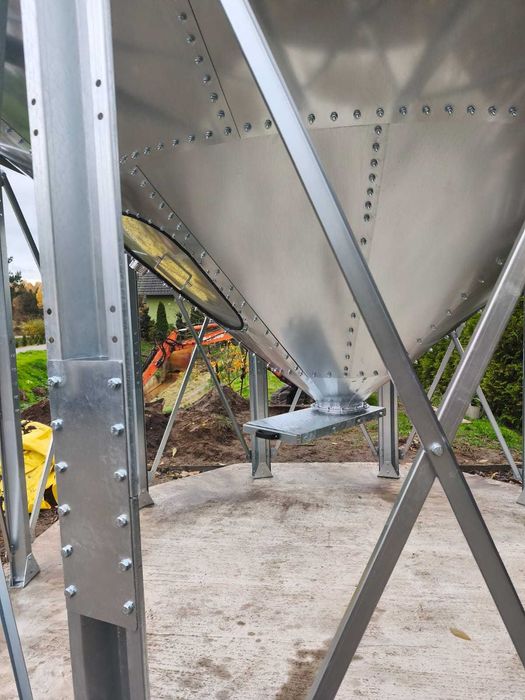 NOWY silos paszowy 14,7 T - transport-polski producent - szybki termin