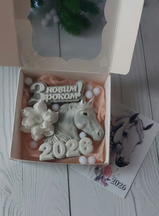 Новорічне мило ручної роботи