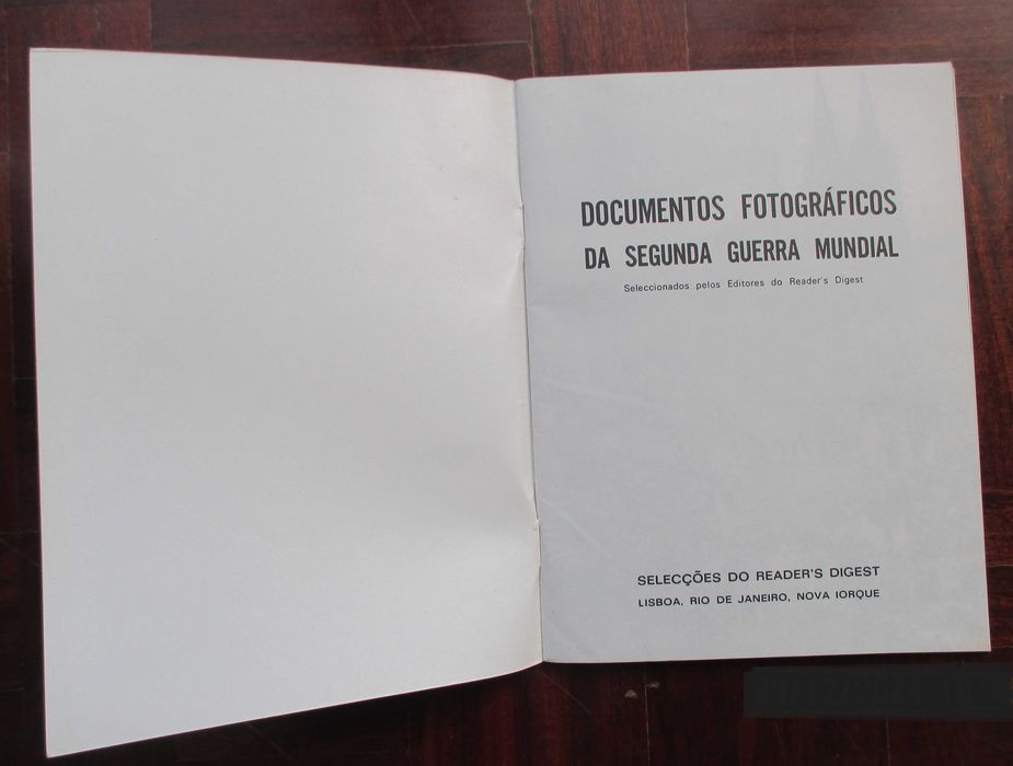 Livro "Documentos Fotográficos da 2ª Guerra"
