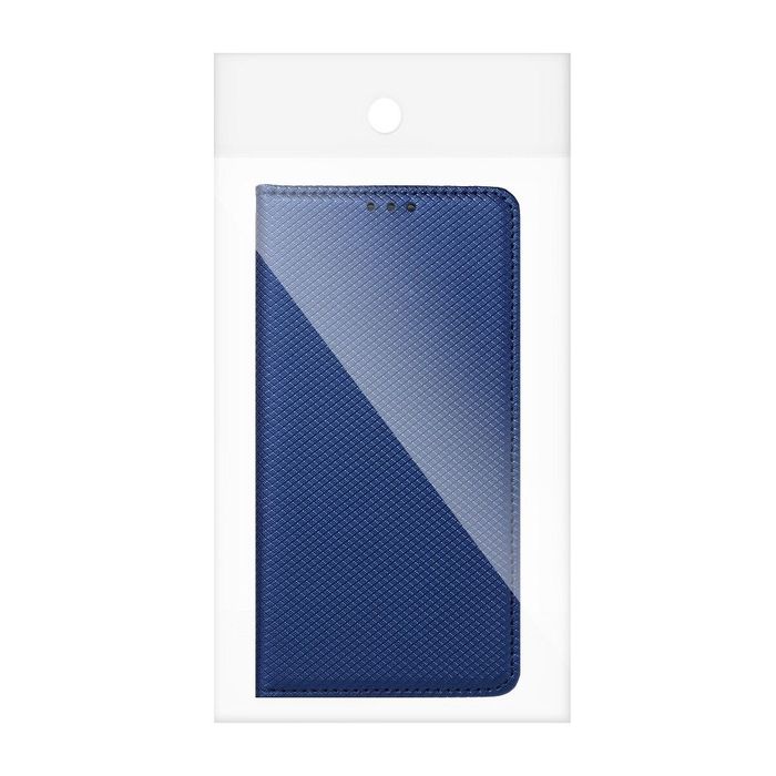 Etui z klapką na Motorola E7 Power Smart Case Book granatowe