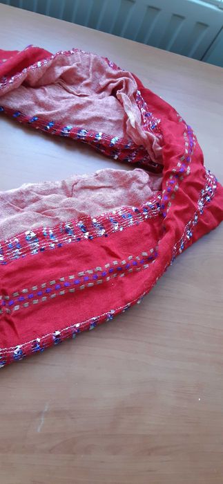 Szal damski kolor czerwony