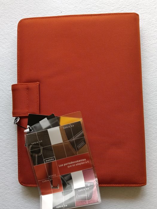 Porta-documentos portátil com bloco de notas á prova de água