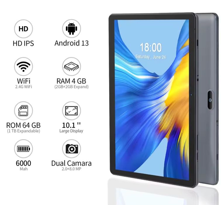 Tablet 10,1 cali Pritom M10 Android 13