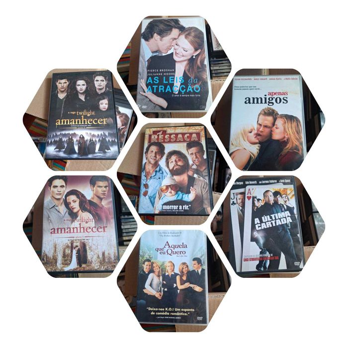 DVDS Variados, de diversos géneros, em bom estado