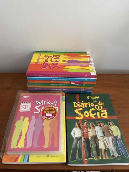Diario de Sofia( 1* ao 7*)+ Diario do Natal+Dvd + diario Mariana