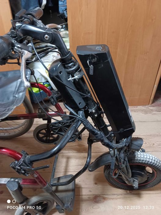 Мощная Электрическая приставка для инвалидной коляски
350W (12 дюймов)