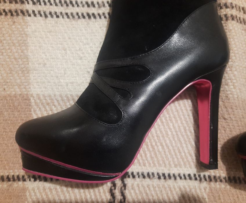 Сапоги женские ботфорты на каблуке 37 размер обмен