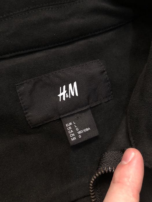 ZARA (L) Overshirt мужской овершот рубашка зип на молнии с воротником