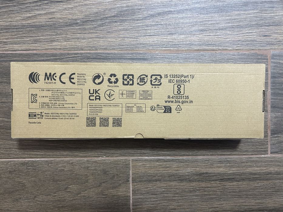 Teclado + rato Dell KM5221W sem fios