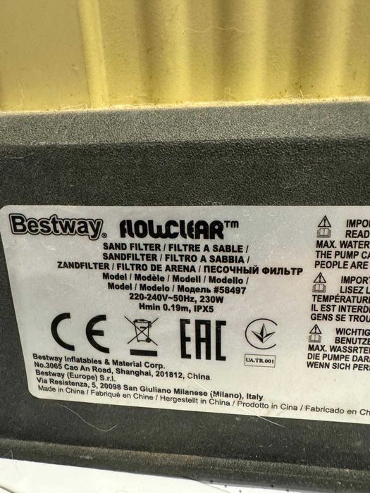 Bestway Bomba de Areia Flow Clear