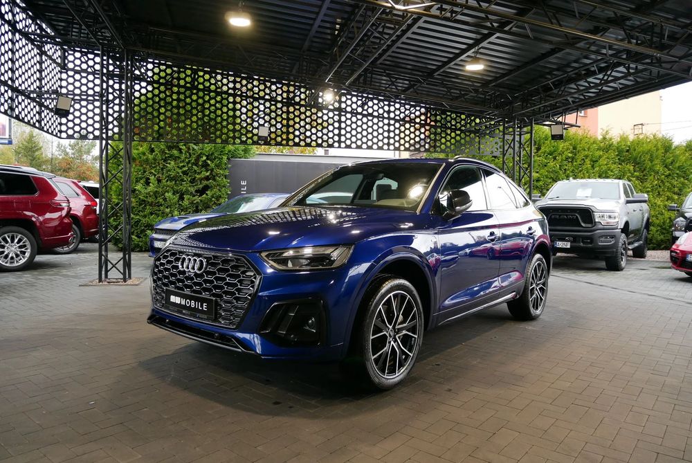 Audi Q5 Sportback Quattro265KMSLinePanoramaAudiDriveSelect3ZoneKameraMenuPLŁopatkiLEDNav