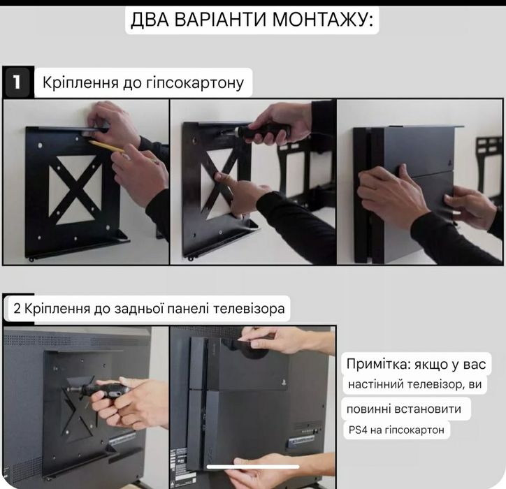 Кріплення для  playstation 4