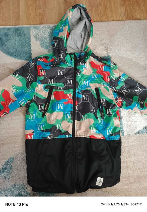 Kurtka cienka przeciwdeszczowa 147-158