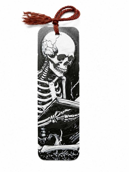 Оригінальні закладки для книг у стилі SKULL/ЗАКЛАДКИ ДЛЯ КНИГ/DARK/панди