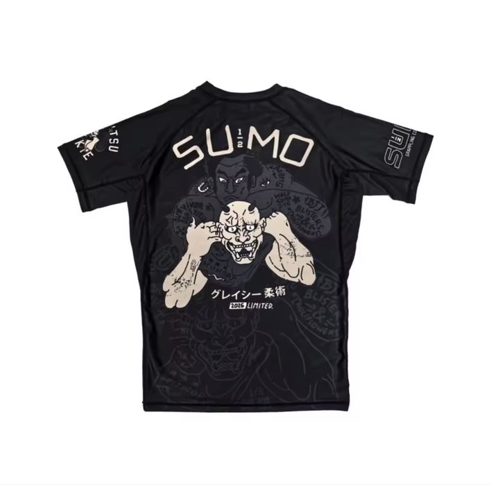 Футболка оверсайз/рашгард Sumo Jiu Jitsu Junkie "Oni/Sumo"