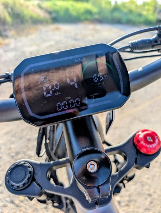 Bicicleta Elétrica estilo Moto DYU M20 - Nova (só 15KM de uso)