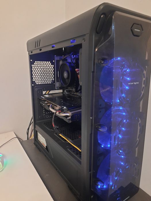 Продам игровой пк ryzen 3 3100 4ядер 3,9 ггц rx 570 4гб